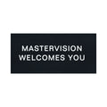 MasterVision White Plastic Set of Letters, Numbers and Symbols, Uppercase, 1"h