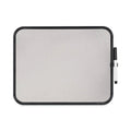 MasterVision Magnetic Dry Erase Board, 11 x 14, Black Plastic Frame