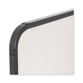 MasterVision Magnetic Dry Erase Board, 11 x 14, Black Plastic Frame