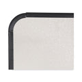 MasterVision Magnetic Dry Erase Board, 11 x 14, Black Plastic Frame