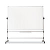 MasterVision Earth Silver Easy Clean Revolver Dry Erase Board,48x70, White, Steel Frame
