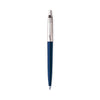 Parker Jotter Ballpoint Pen, Retractable, Medium 1 mm, Blue Ink, Royal Blue/Chrome Barrel