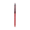 Pentel EnerGel RTX Gel Pen, Retractable, Medium 0.7 mm, Black Ink, Red/White/Blue Barrel, 5/Pack