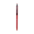 Pentel EnerGel RTX Gel Pen, Retractable, Medium 0.7 mm, Black Ink, Red/White/Blue Barrel, 5/Pack