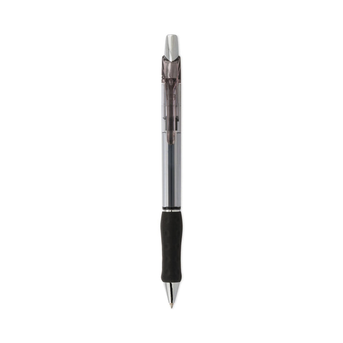 Pentel R.S.V.P. Super RT Ballpoint Pen, Retractable, Medium 0.7 mm, Black Ink, Black Barrel, Dozen
