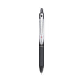 Pilot VBall RT Liquid Ink Roller Ball Pen, Retractable, Extra-Fine 0.5 mm, Black Ink, Black/White Barrel