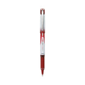 Pilot VBall Grip Liquid Ink Roller Ball Pen, Stick, Extra-Fine 0.5 mm, Red Ink, Red/White Barrel