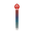 Zebra X-701 Ballpoint Pen, Retractable, Fine 0.7 mm, Black Ink, Black Barrel