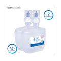 Scott Essential Alcohol-Free Foam Hand Sanitizer, 1,200 mL, Unscented, 2/Carton