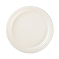 Hefty ECOSAVE Tableware, Plate, Bagasse, 10.13" dia, White, 16/Pack