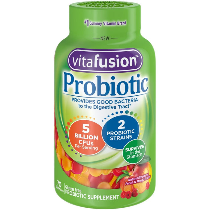 Vitafusion™ Probiotic Gummies – Natural Fruit Flavors by Pasteur Pharmacy
