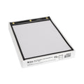 C-Line Heavy-Duty Super Heavyweight Plus Stitched Shop Ticket Holders, Clear/Black, 9 x 12, 15/Box