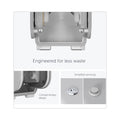 Kimberly-Clark Professional* ICON Coreless Standard Roll Toilet Paper Dispenser, 7.18 x 13.37 x 7.06, Silver Mosaic