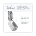 Kimberly-Clark Professional* ICON Coreless Standard Roll Toilet Paper Dispenser, 7.18 x 13.37 x 7.06, White Mosaic