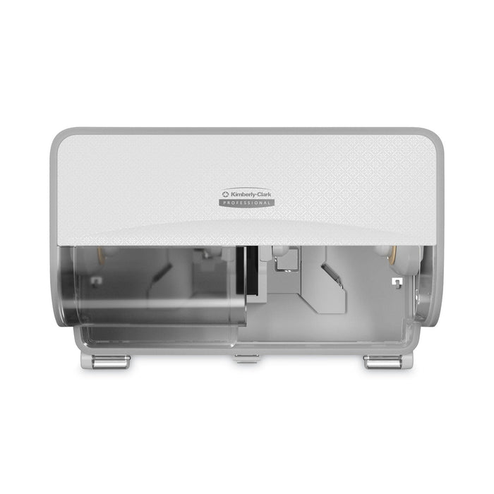 Kimberly-Clark Professional* ICON Coreless Standard Roll Toilet Paper Dispenser, 8.43 x 13 x 7.25, White Mosaic