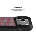 Mullberry Hue | Mauve & Teal Plaid iPhone Case by KELAB