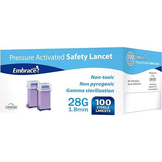 Embrace 100ct Safety Lancets by Pasteur Pharmacy