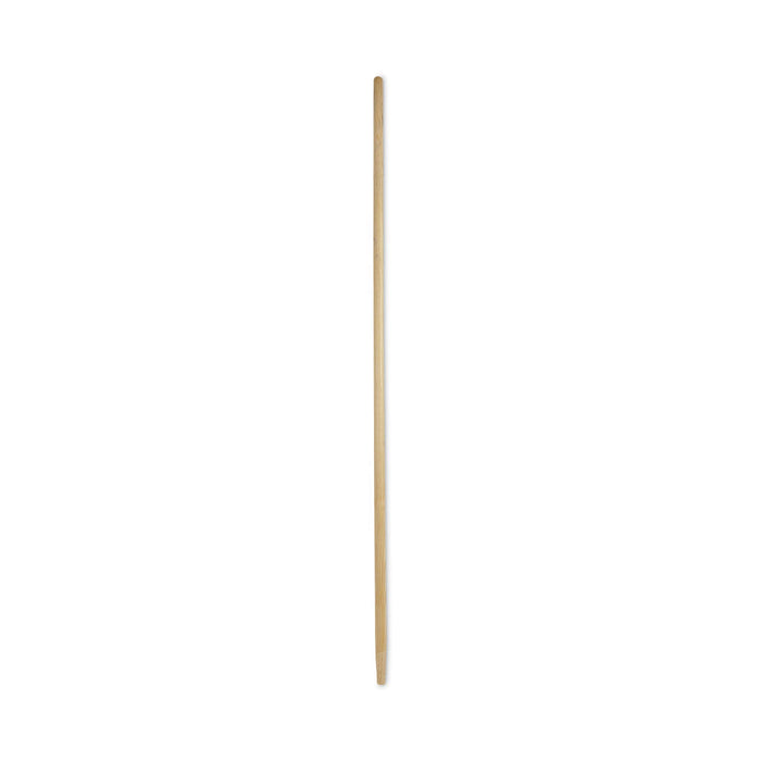 Boardwalk Tapered End Broom Handle, Lacquered Pine, 1.13" dia x 60", Natural