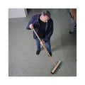 Boardwalk Heavy-Duty Threaded End Lacquered Hardwood Broom Handle, 1.13" dia x 60", Natural