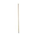 Boardwalk Metal Tip Threaded Hardwood Broom Handle, 1.13" dia x 60", Natural
