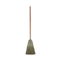 Boardwalk Warehouse Broom, Yucca Corn Fiber Bristles, 56" Overalll Length, Natural, 12/Carton