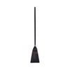 Boardwalk Flag Tipped Poly Lobby Brooms, Flag Tipped Poly Bristles, 38" Overall Length, Natural/Black, 12/Carton