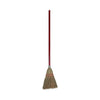 Boardwalk Corn Fiber Lobby/Toy Broom, Corn Fiber Bristles, 39" Overall Length, Red