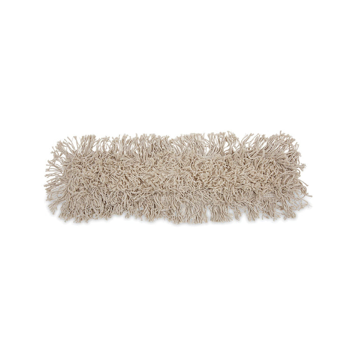Boardwalk Mop Head, Dust, Cotton, 24 x 3, White