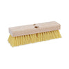 Boardwalk Deck Brush Head, 2" Cream Polypropylene Bristles, 10" Brush
