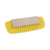 Boardwalk Dual-Surface Scrub Brush, Yellow Polypropylene Bristles, 10" Brush, Plastic Handle