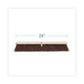Boardwalk Floor Brush Head, 3.25" Natural Palmyra Fiber Bristles, 24" Brush