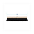 Boardwalk Floor Brush Head, 2.5" Black Tampico Fiber Bristles, 18" Brush
