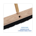 Boardwalk Floor Brush Head, 2.5" Black Tampico Fiber Bristles, 18" Brush
