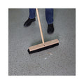 Boardwalk Floor Brush Head, 2.5" Black Tampico Fiber Bristles, 18" Brush