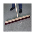 Boardwalk Floor Brush Head, 3.25" Maroon Stiff Polypropylene Bristles, 36" Brush