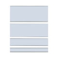 C-Line Clear Magnetic Label Holders, Side Load, 6 x 0.5, 10/Pack