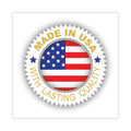 C-Line Time’s Up! Self-Expiring Visitor Badges, One-Day Badge, 3 x 2, White, 100/Box