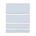 C-Line Clear Magnetic Label Holders, Side Load, 6 x 2, 10/Pack
