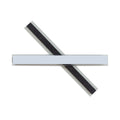 C-Line Clear Magnetic Label Holders, Side Load, 6 x 0.5, 10/Pack