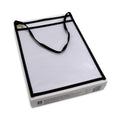C-Line 1-Pocket Shop Ticket Holder w/Setrap, Black Stitching, 75-Sheet, 9 x 12, 15/Box