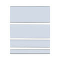 C-Line Clear Magnetic Label Holders, Side Load, 6 x 1, 10/Pack