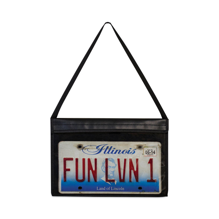 C-Line 1-Pocket Shop Ticket Holder w/Strap and Black Stitching, 75-Sheet, 9 x 12