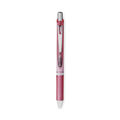 Pentel EnerGel RTX Gel Pen, Retractable, Medium 0.7 mm, Black Ink, Pink/Silver Barrel, 3/Pack
