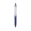 Pilot VBall RT Liquid Ink Roller Ball Pen, Retractable, Extra-Fine 0.5 mm, Blue Ink, Blue/White Barrel