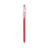 Pilot FriXion ColorSticks Erasable Gel Pen, Clipless Stick, Fine 0.7 mm, Red Ink, Red Barrel, Dozen