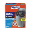 Hefty Ultra Strong BlackOut Tall-Kitchen Drawstring Bags, 13 gal, 0.9 mil, 23.75" x 24.88", Black, 240/Carton