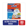 Hefty Ultra Strong Scented Tall White Kitchen Bags, 13 gal, 0.9 mil, 23.75" x 24.88", White, 80/Box