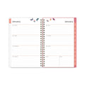 Blue Sky Fly By Frosted Weekly/Monthly Planner, Fly By Butterflies Artwork, 8 x 5, Blush/Pink Cover, 12-Month (Jan to Dec): 2023