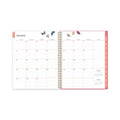 Blue Sky Fly By Frosted Weekly/Monthly Planner, Fly By Butterflies Artwork, 11 x 8.5, Blush/Pink Cover, 12-Month (Jan to Dec): 2023