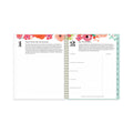 Blue Sky Day Designer Secret Garden Mint Frosted Weekly/Monthly Planner, 11 x 8.5, Multicolor Cover, 12-Month (Jan to Dec): 2023
